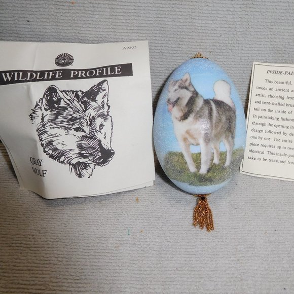 Siberian Husky Ornaments-Set of 2 - Picture 1 of 5